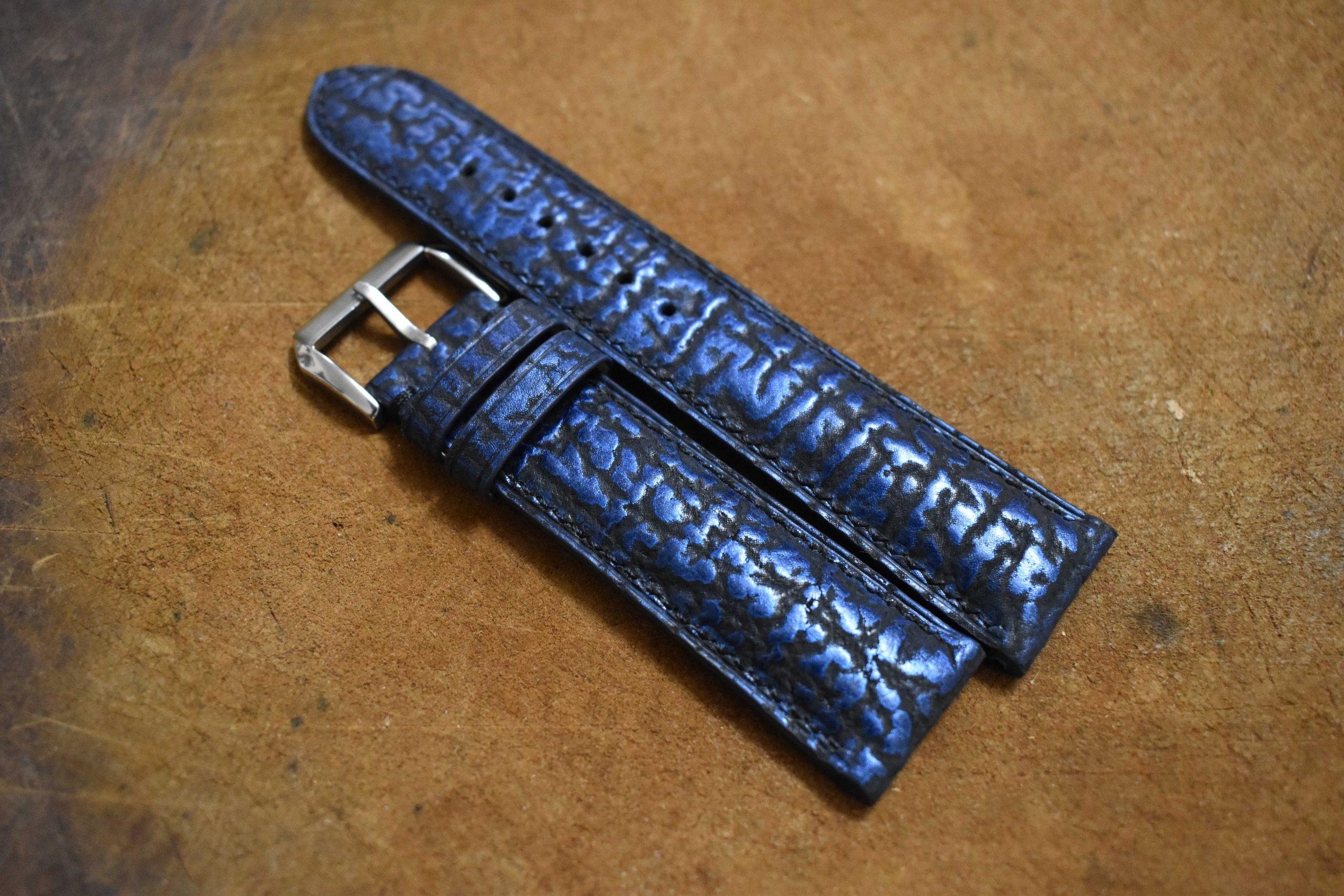 blue shark watch strap
