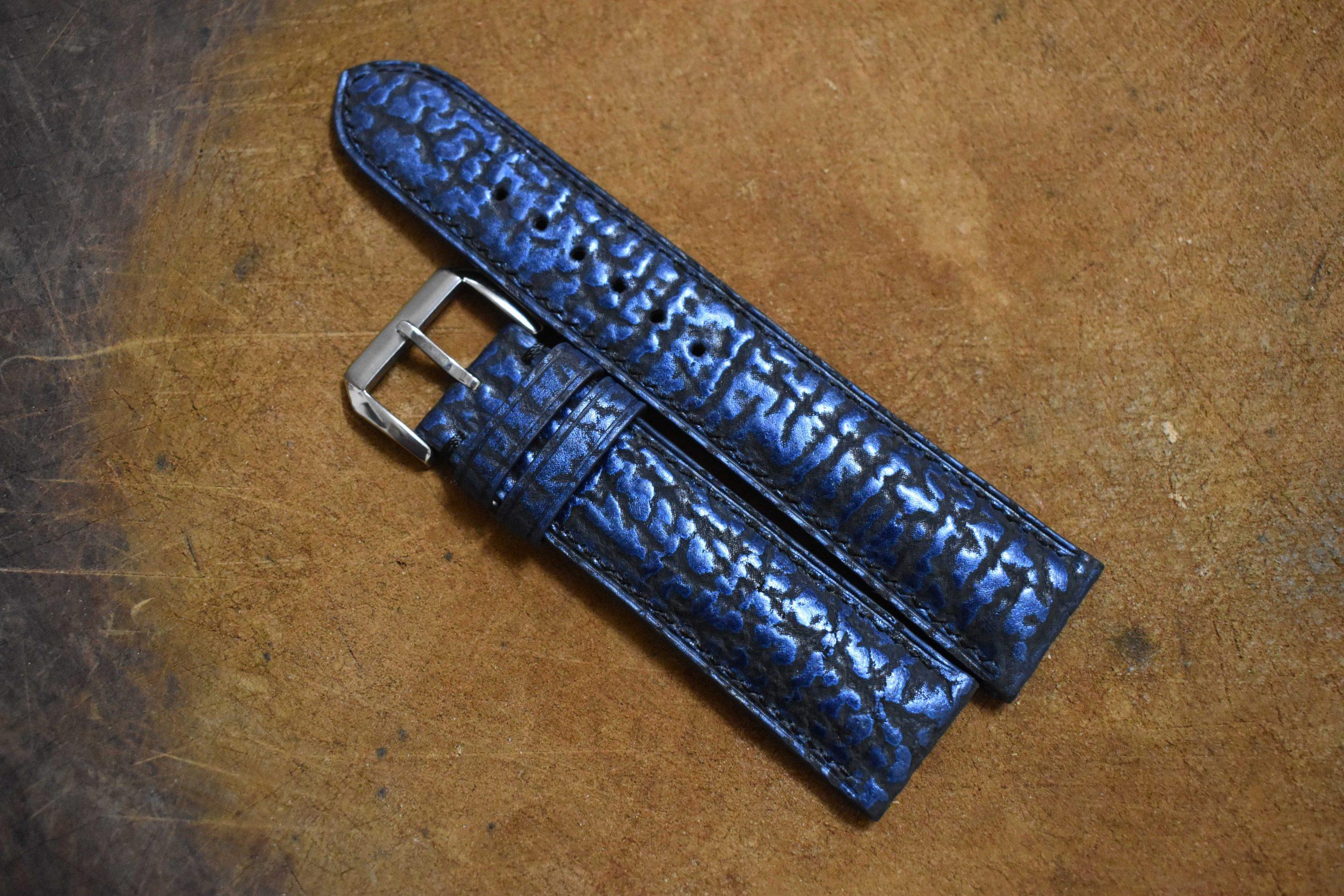 blue shark watch strap