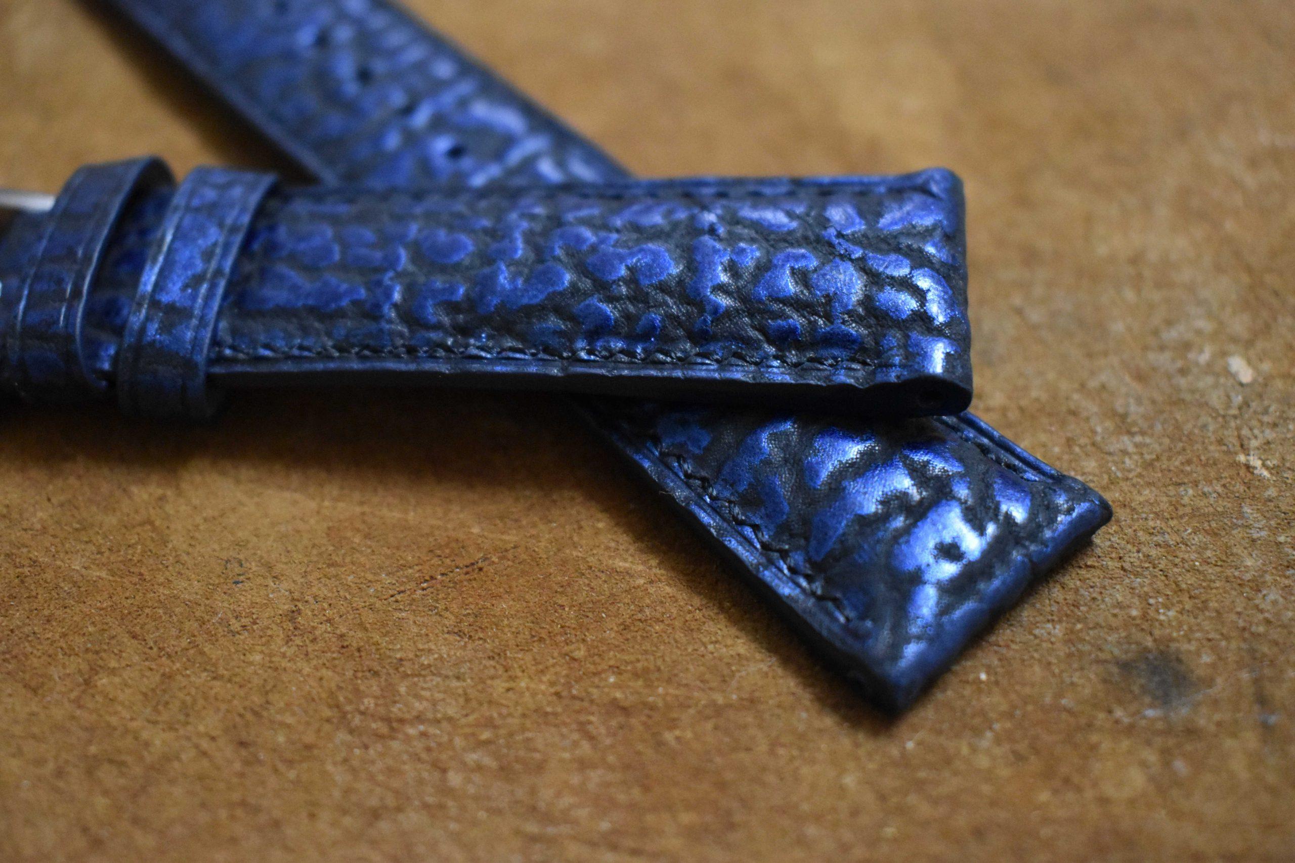 blue shark watch strap