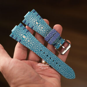 Bespoke Turquoise Stingray Leather Watch Strap, Oris Aquis/Tissot PRX Strap ST49