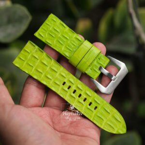 Green Hornback Alligator Leather Watch Strap C115