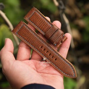 Bespoke Brown Cow Leather Watch Strap CH75