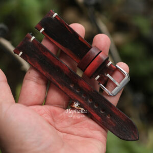 Bespoke Patina Brown Cow Leather Watch Strap CH78