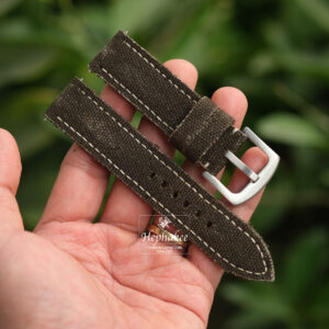 Black Canvas Watch Strap, Watch Bands CV10